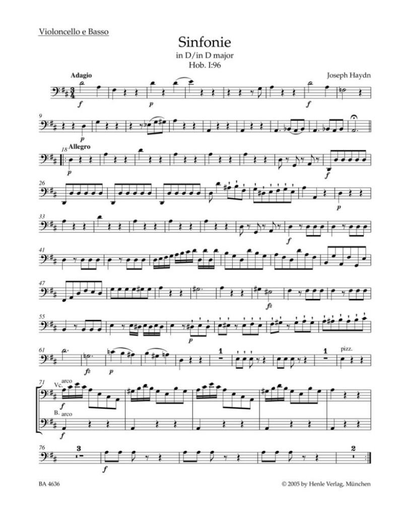 Symphony in C major No. 96